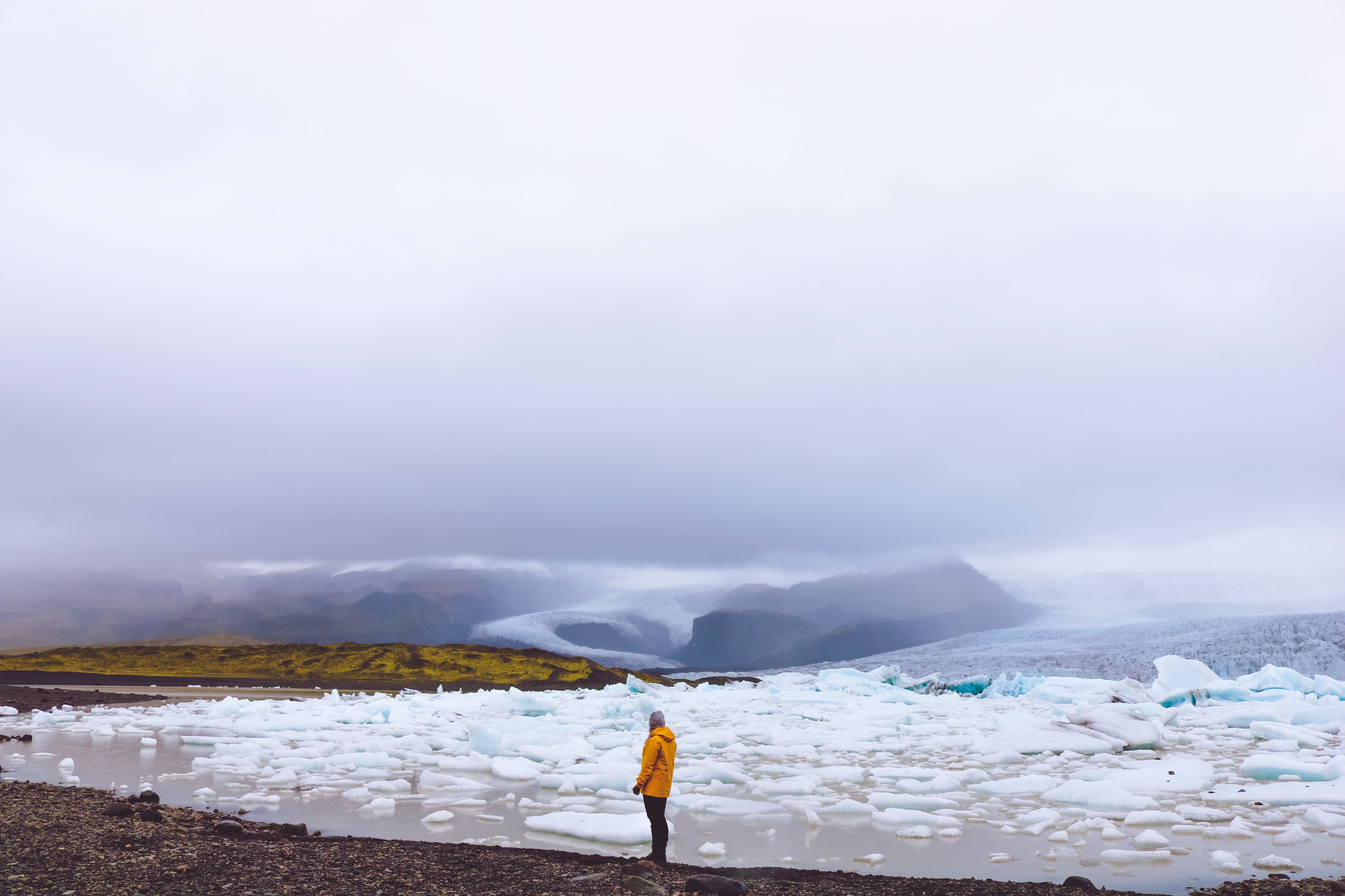 Iceland ice beach